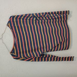 Stripped long sleeve shirt